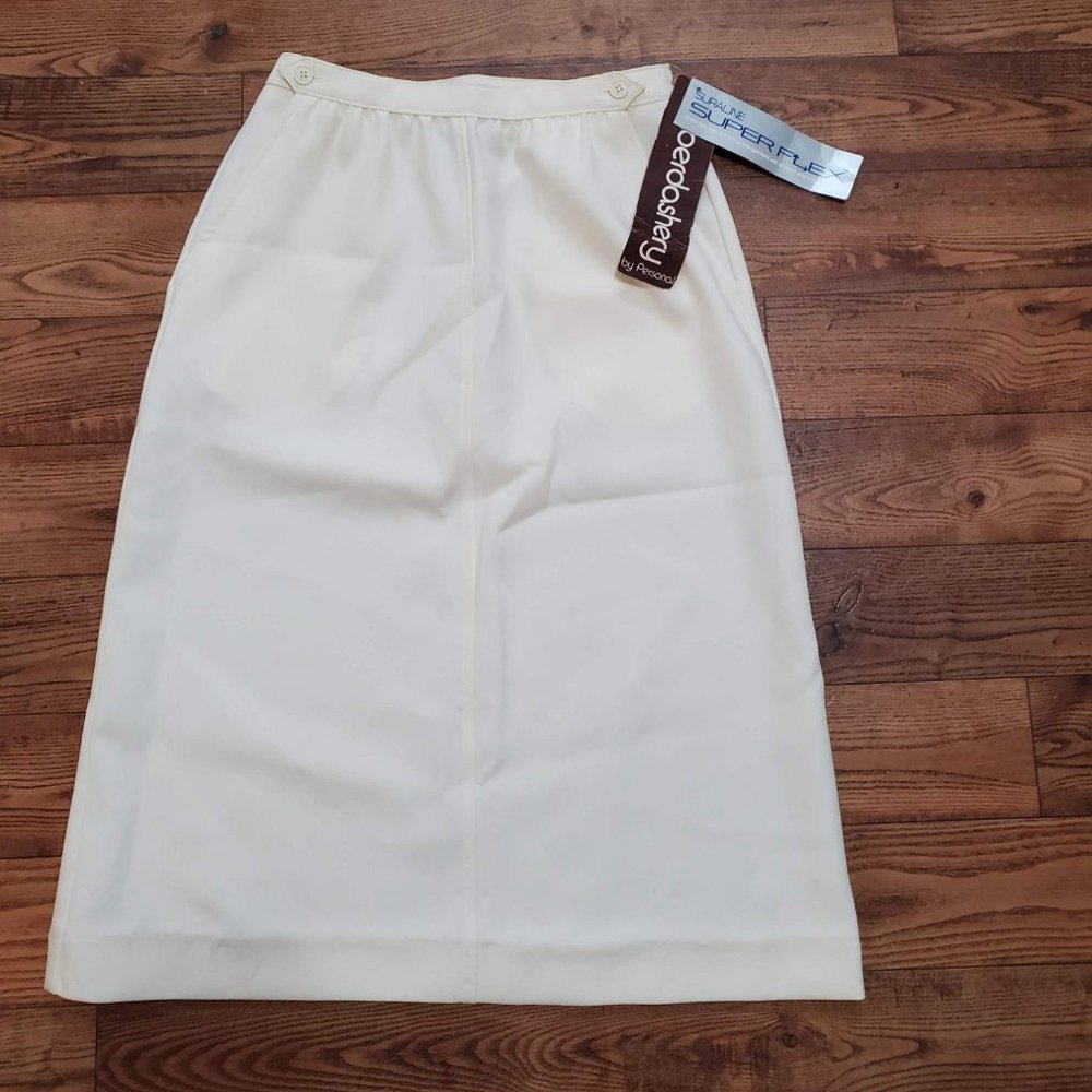 Vintage Haberdashery Cream Skirt Size 8
